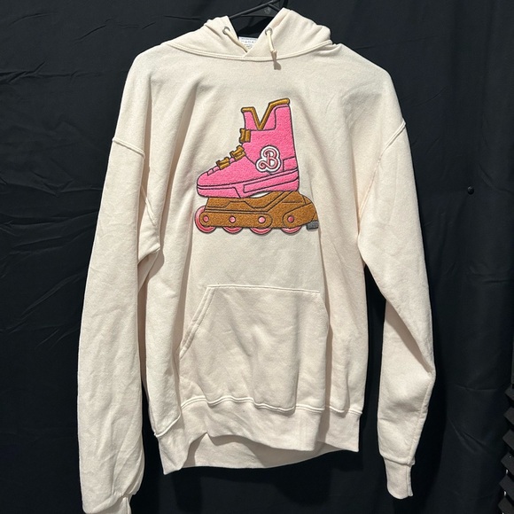 Barbie Mattel Rollerskate Hoodie UNISEX NEW - Picture 1 of 3